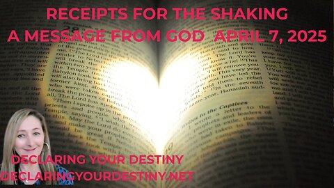 Declaring Your Destiny - Receipts For The Shaking - A Message From God – captions