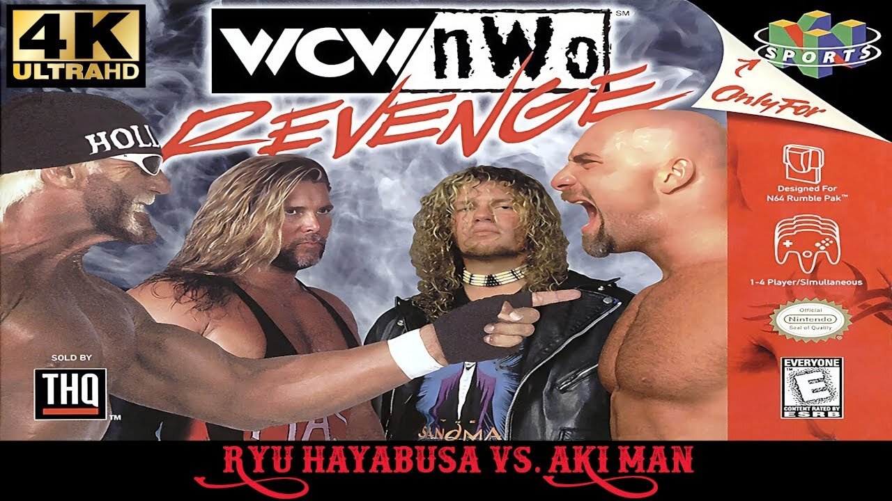 WCW/nWo Revenge - Nintendo 64 - Ryu Hayabusa vs. AKI Man