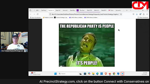 Precinct Strategy- Learn the Basics then Volunteer, Its Real Simple -Dan Schultz 5-13-25