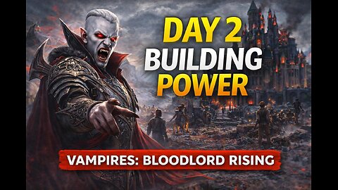 Vampires: Bloodlord Rising Day 2 – Building Power & Expanding My Vampire Empire