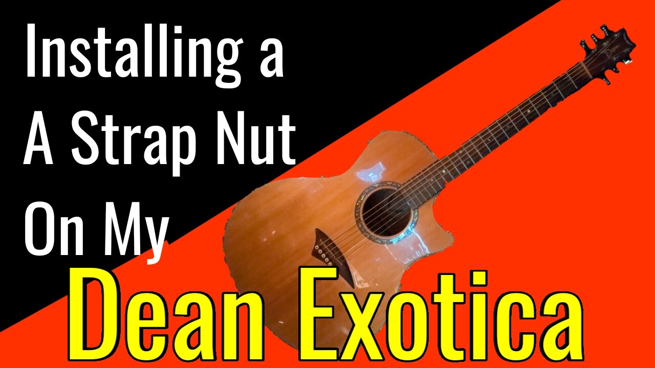 Installing a Strap Nut on My Dean Exotica