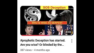#prophetic Deception, lies, they are playing both sides. Black and White, Good and Evil