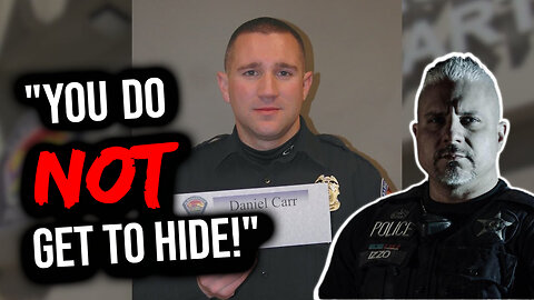 Cop tells victim of police abuse, "You do NOT get to hide!"