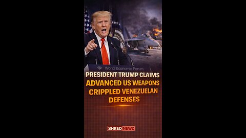 🚨 PRESIDENT TRUMP CLAIMS ADVANCED US WEAPONS CRIPPLED VENEZUELAN DEFENSES