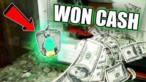 WINNING MONEY FROM RARE CLAW MACHINES!