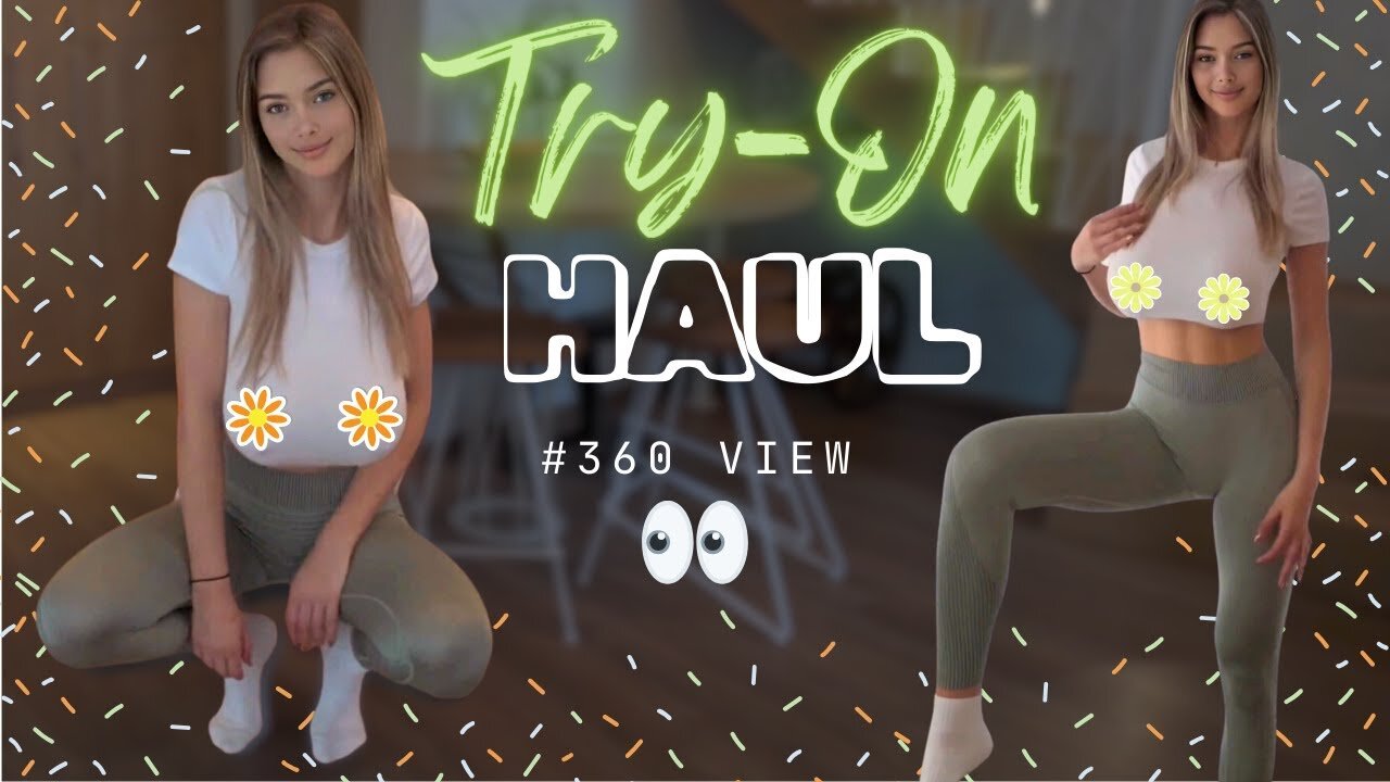 Transparent Try-On With Ari | 360° Gym Haul