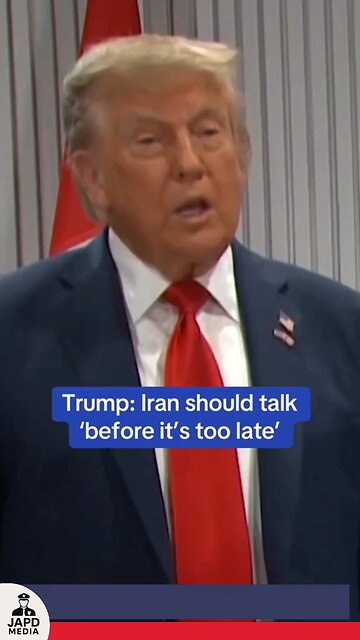 Trump says Iran is losing to Israel, urges talks before it’s too late amid rising tensions.