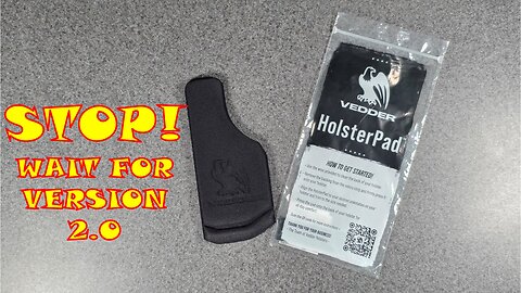 Vedder Holster Pad - REVIEW