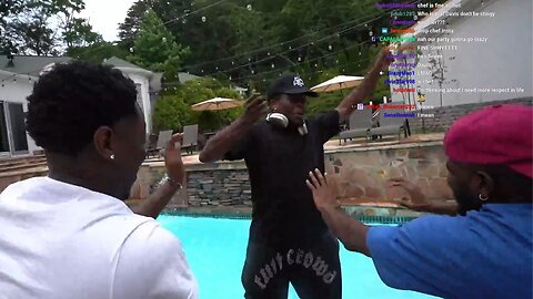 Dezz and AMP Chris Push Davis Into the Pool & Ruin His AirPods Max