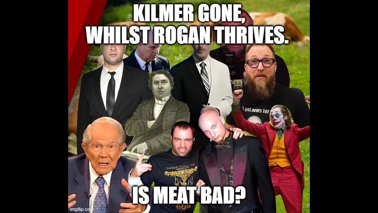 Kilmer Gone, Whilst Rogan Thrives. Is Meat Bad?