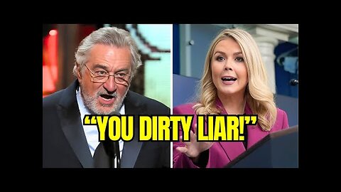 Karoline Leavitt DESTROYS Robert De Niro On Live TV - His Furious Reaction Goes INSANELY Viral