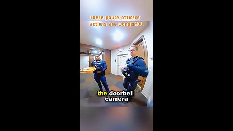 Wholesome police officers caught spreading kindness on duty. #respect #kindness #police #japd