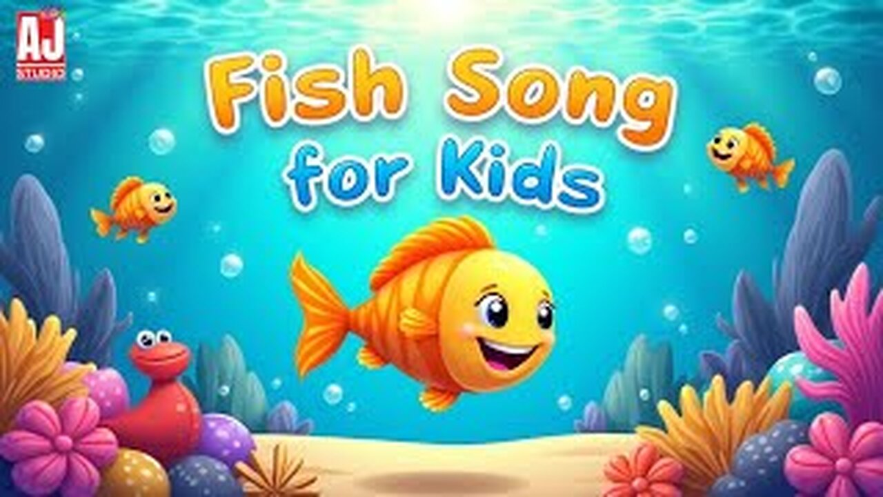 Fish Song for Kids | Learn Sea Animals with Music😊