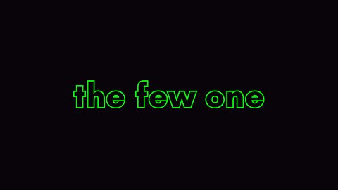 The Few Revelations™ JOIN THE FEW ONE.. #CST RL3
