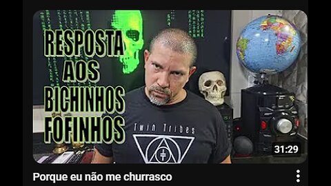 Porque eu não me churrasco!