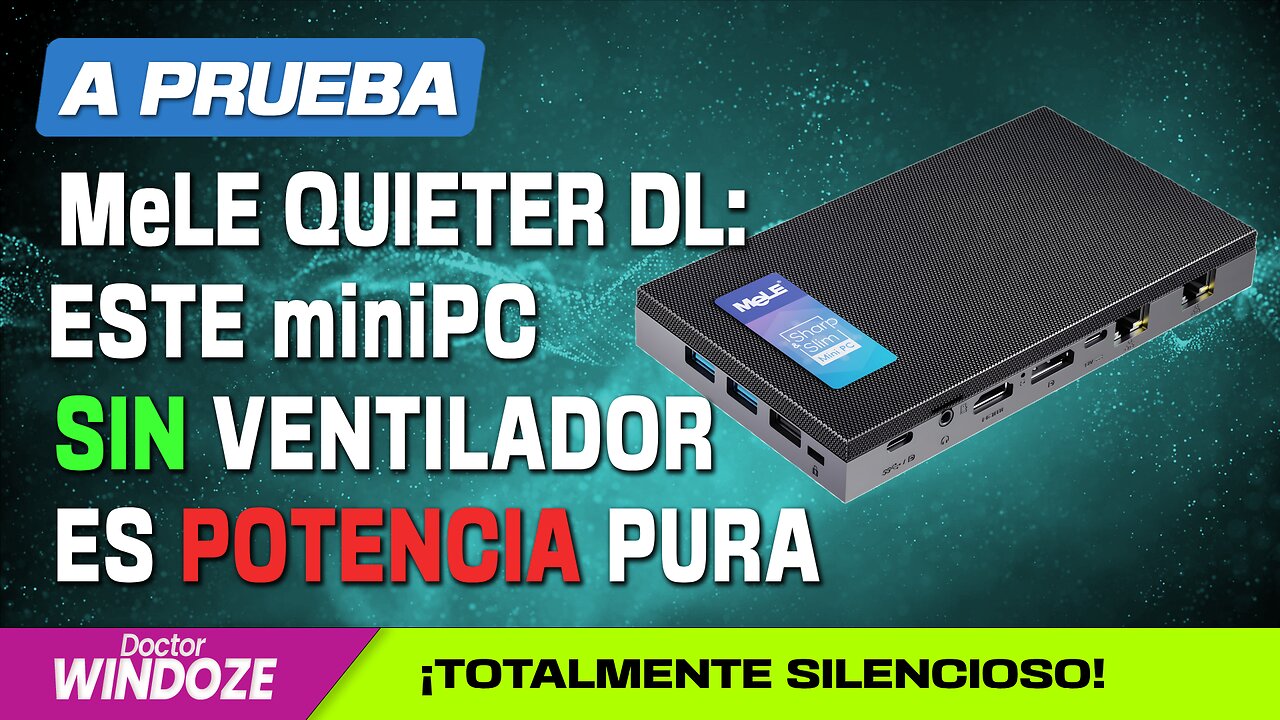 ¡Adiós ruido! MeLE Quieter DL: El MiniPC que pone al límite el Intel N100 ¡Te descubro su secreto!