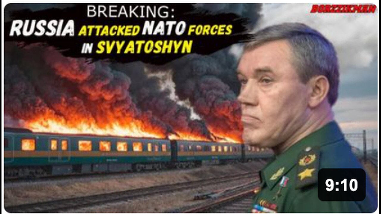 NATO Military Train with British Mercenaries and AIM-120 AMRAAM Missiles on BOARD was Blown To BITS