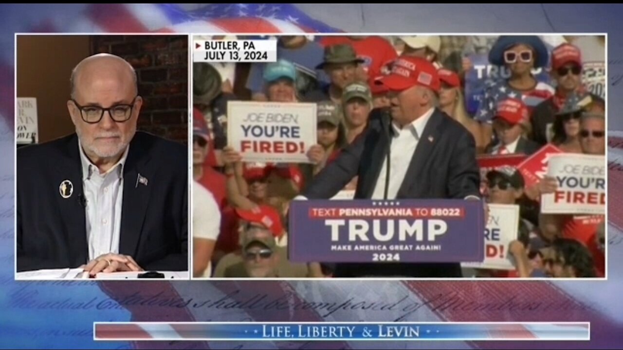 Levin Reflects on Trump's Assassination Attempt: God Intervened to Save Him