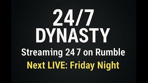 ⚡ LIVE 24/7: DynastyXL Never Sleeps | Enjoy some older streams