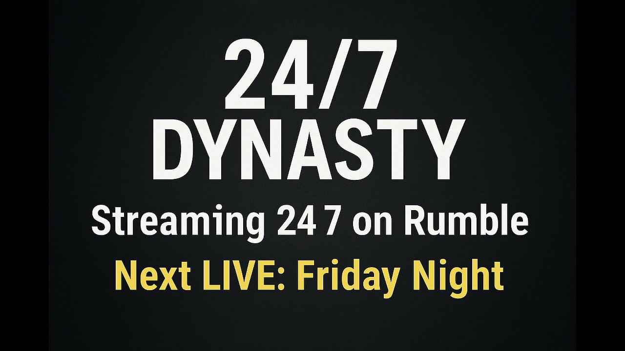 ⚡ LIVE 24/7: DynastyXL Never Sleeps | Enjoy some older streams