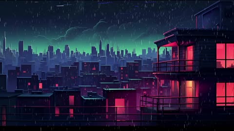 Seoul Rainy Night 🌧 Chill Lofi Hip Hop Beats in the City 🌆 Relax & Study Mix