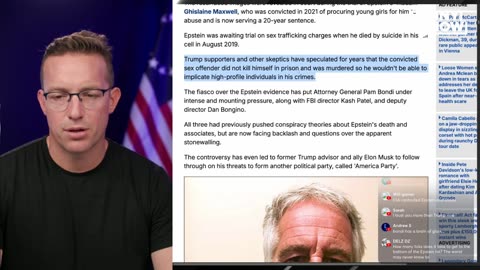 YIKES: Feds Admit To Epstein COVER-UP!?