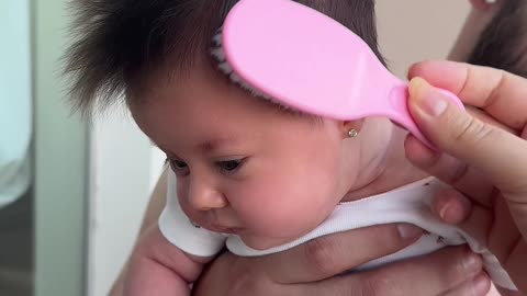 Combing Our Baby's Hair
