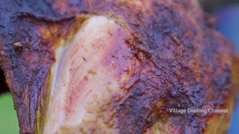 5_FULL_GOAT_GRILL___Grilled_Mutton_Recipe_Cooking_in_Village___Whole_Lamb_Roast_with_Mutton_Meat