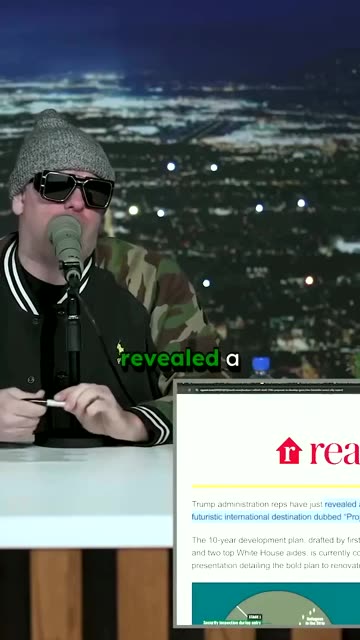 Gaza's Futuristic Irony - Tim Dillon #projectsunrise #futuristictechhub