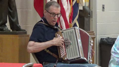 2025 Czech And Slovak Folk Festival, Sokol Detroit, Accordion Player, Part 01