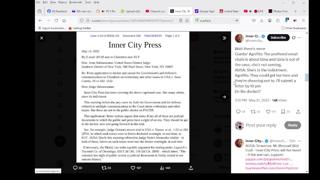 GINA DIDDY GIRL FRIEND NAMED IN TRAIL