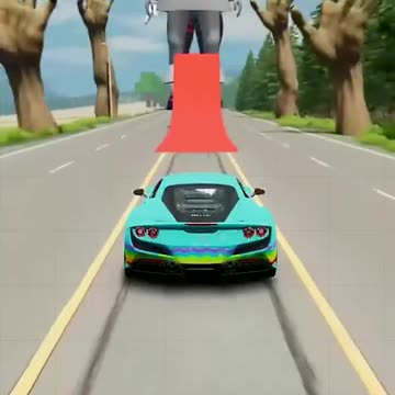 “Car vs Clown Character: Car Simulation Test”#CarVsClown #CarSimulationTest #GamingClip