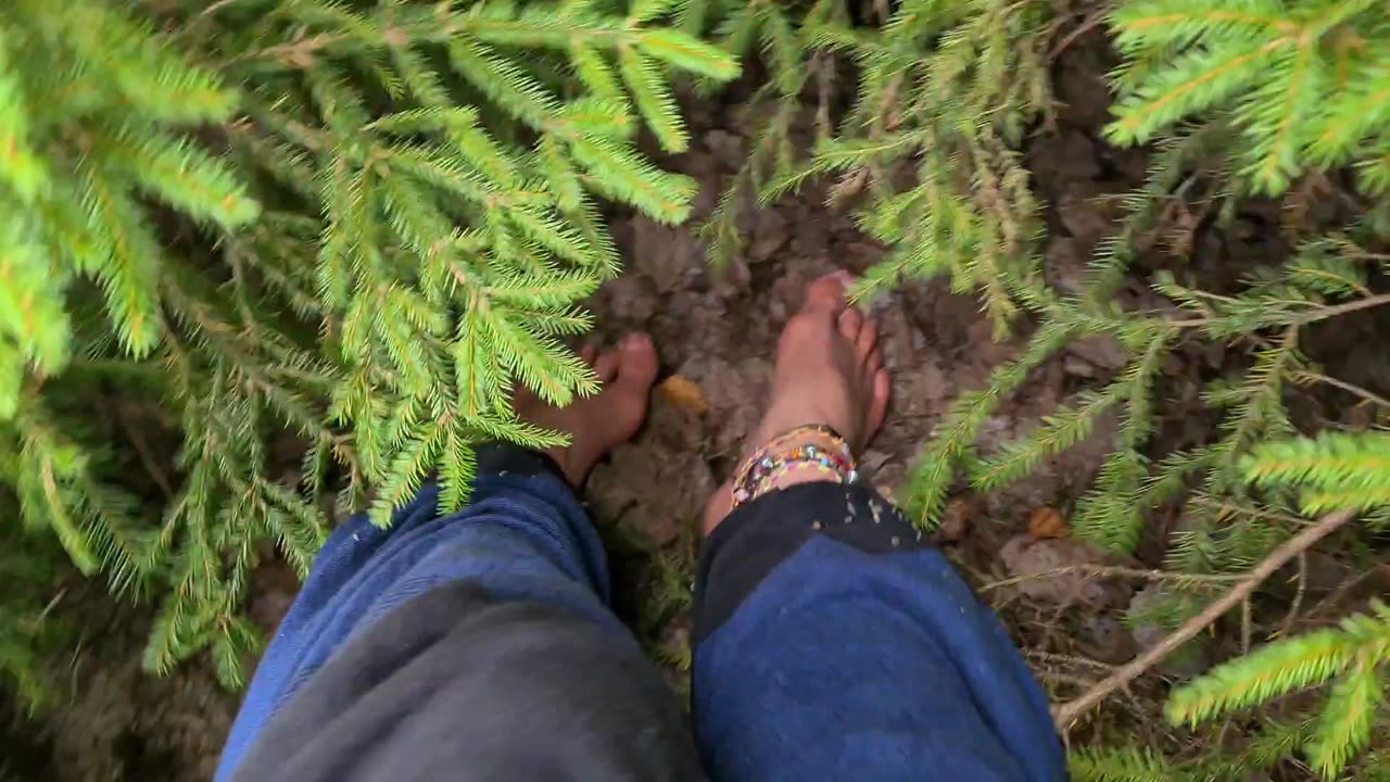 👣Barefoot finding liberty caps :)