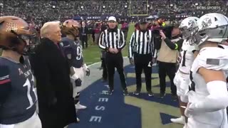 "It is my honor and privilege to introduce the Commander-in-Chief, our President"