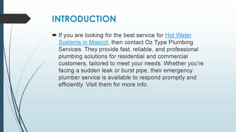 Best Hot Water Systems in Mascot