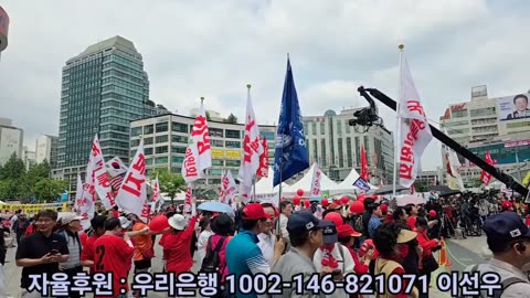 김문수 후보 유세 현장