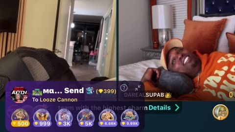 Looze cannon as the black golden girl (BIGO LIVE)
