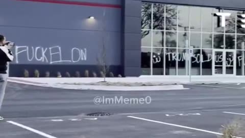 Another Tesla dealership in Buffalo Grove, Illinois, was vandalized by a left-wing