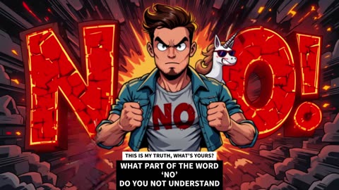 WHAT PART OF THE WORD ‘NO’ DO YOU NOT UNDERSTAND