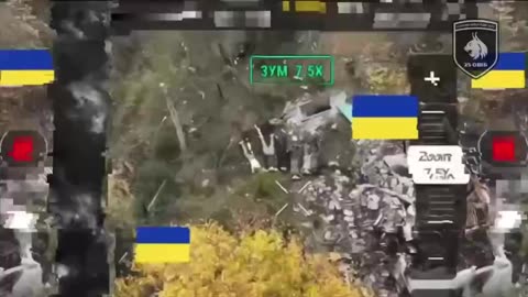 Seven Russian Soldiers Surrender to Ukrainians After Being Surrounded and Bombarded by Drones