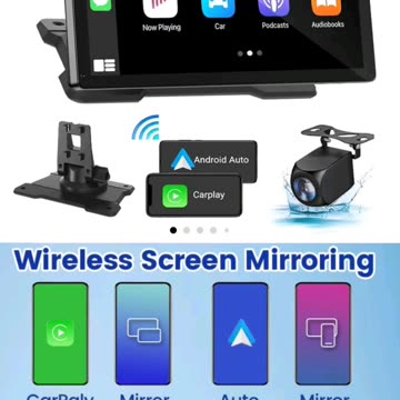 Pierden CarPlay IPS Touchscreen Stereo – wireless, portable