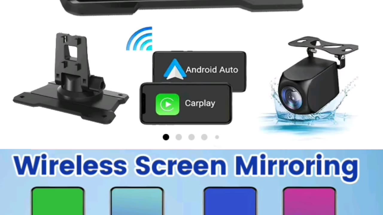 Pierden CarPlay IPS Touchscreen Stereo – wireless, portable
