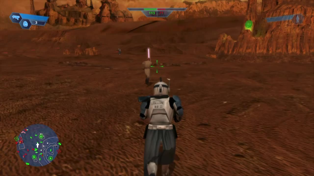 Star Wars Battlefront: following Mace Windu