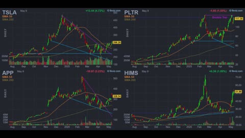Tesla Makes a Big Move! Palantir Still on the Throne? Applovin Fires on All Cylinders! HIMS Doubled!