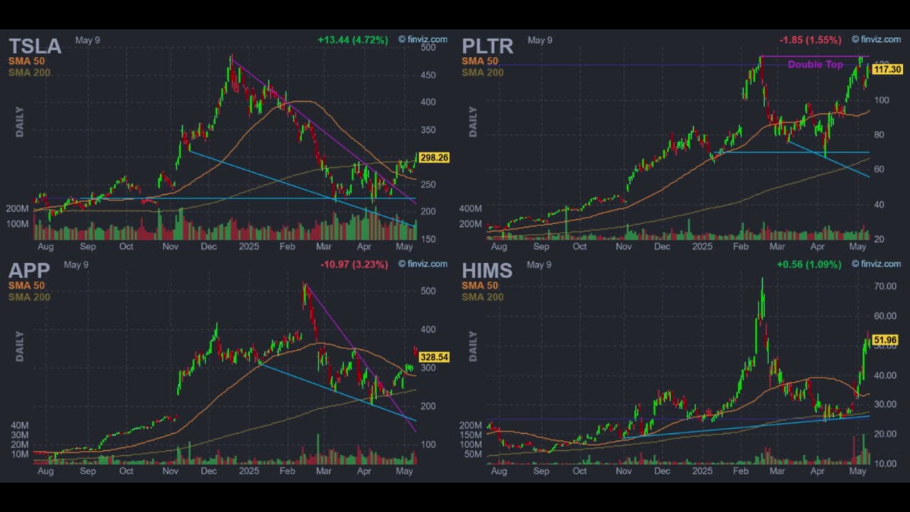Tesla Makes a Big Move! Palantir Still on the Throne? Applovin Fires on All Cylinders! HIMS Doubled!