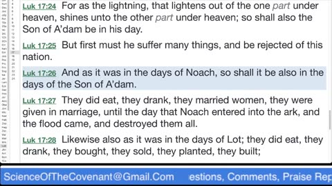Scriptural Segregation Pt.2 + Let’s Talk About Luke 17_26 As It Was In The Days Of Noah