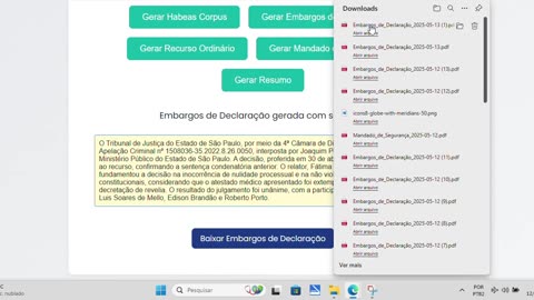 INPIOJUS - Gerador de Petições e Resumos Por Joaquim Pedro de Morais Filho