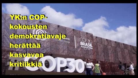YKn COP-kokousten demokratiavaje herättää kasvavaa kritiikkiä