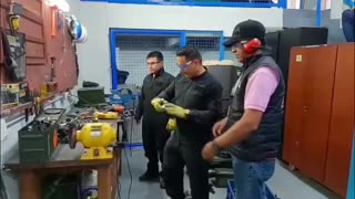 Destrucción de armas en Santander