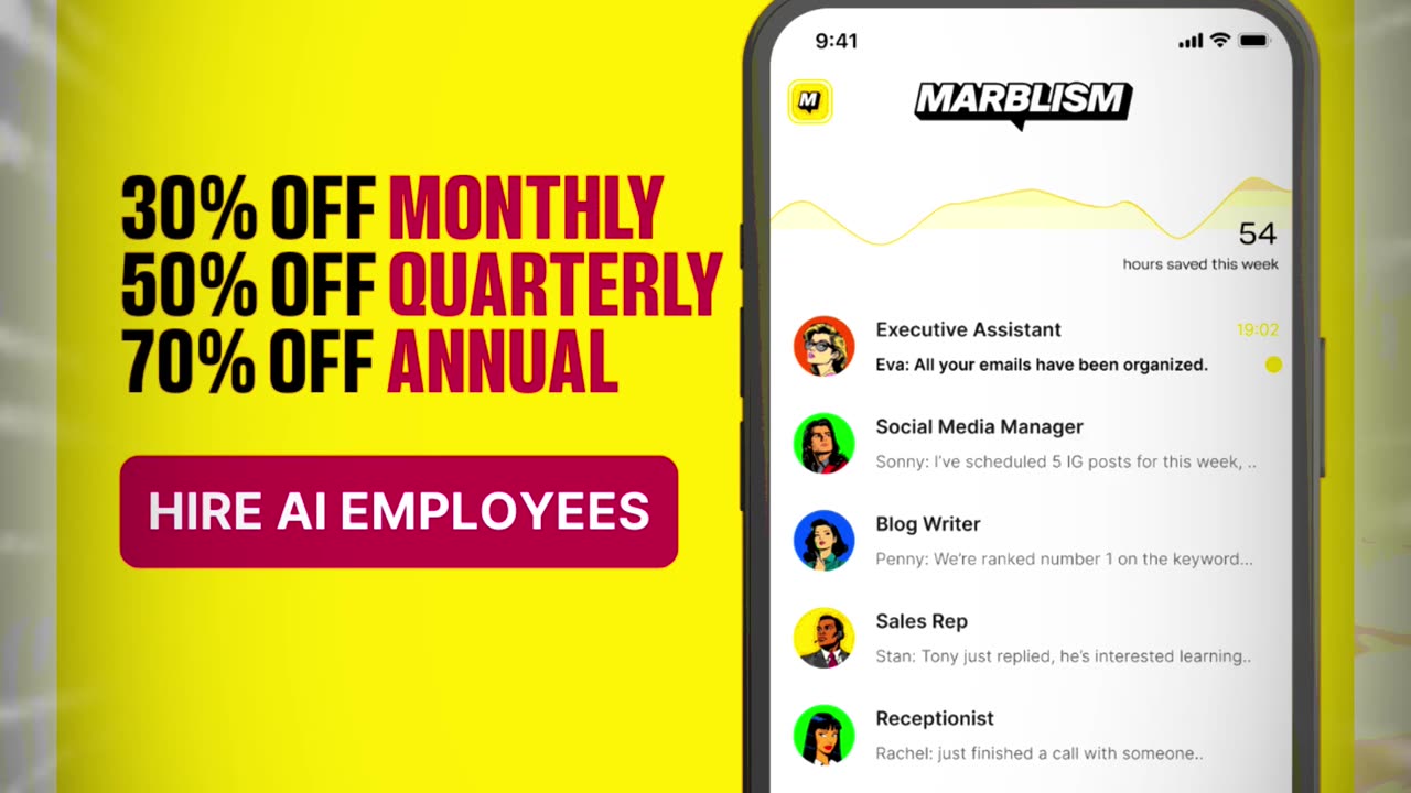 Don't Buy stuff -- Buy Time with our Ai employees